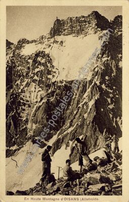 Carte postale ancienne Ailefroide — Vallouise-Pelvoux (Hautes-Alpes)