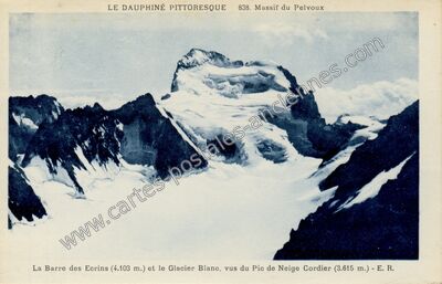 Carte postale ancienne Glacier Blanc — Vallouise-Pelvoux (Hautes-Alpes)