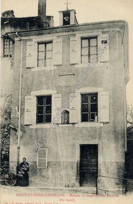 Carte postale ancienne St Etienne d'Avancon — Saint-Étienne-le-Laus (Hautes-Alpes)