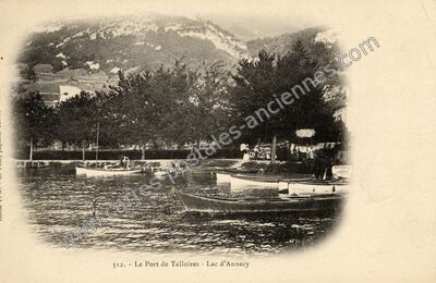 Carte postale ancienne Talloires — Talloires (Haute-Savoie)