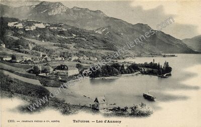 Carte postale ancienne Talloires — Talloires (Haute-Savoie)
