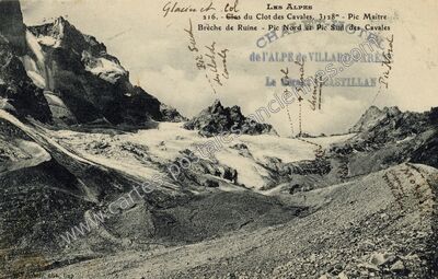 Carte postale ancienne Clot des Cavales — Villar-d'Arêne (Hautes-Alpes)