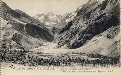 Carte postale ancienne Vallee d'Arsine — Villar-d'Arêne (Hautes-Alpes)