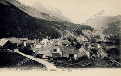 Carte postale ancienne Le Villard d'Arène — Villar-d'Arêne (Hautes-Alpes)