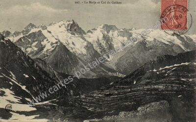 Carte postale ancienne La Meije — La Grave (Hautes-Alpes)
