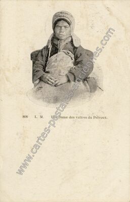 Carte postale ancienne Vallee du Pelvoux — Vallouise-Pelvoux (Hautes-Alpes)