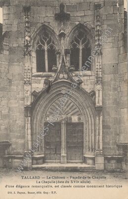 Carte postale ancienne Chateau de Tallard — Tallard (Hautes-Alpes)