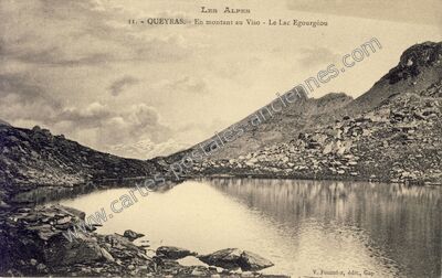 Carte postale ancienne Queyras — Château-Ville-Vieille (Hautes-Alpes)