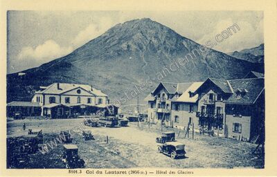 Carte postale ancienne Col du Lautaret — Le Monêtier-les-Bains (Hautes-Alpes)