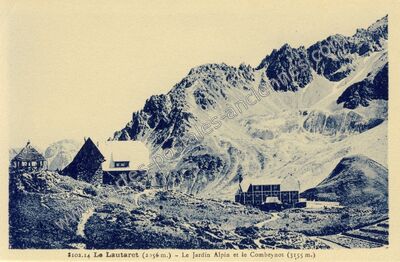 Carte postale ancienne Le Lautaret — Le Monêtier-les-Bains (Hautes-Alpes)