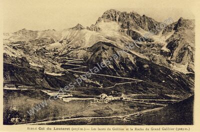 Carte postale ancienne Le Lautaret — Le Monêtier-les-Bains (Hautes-Alpes)