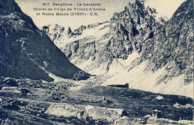 Carte postale ancienne Le Lautaret — Le Monêtier-les-Bains (Hautes-Alpes)