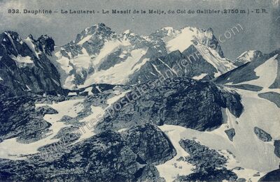 Carte postale ancienne Le Lautaret — Le Monêtier-les-Bains (Hautes-Alpes)