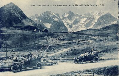 Carte postale ancienne Le Lautaret — Villar-d'Arêne (Hautes-Alpes)