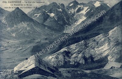 Carte postale ancienne Le Lautaret — Le Monêtier-les-Bains (Hautes-Alpes)