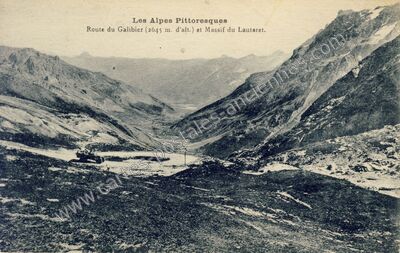 Carte postale ancienne Le Lautaret — Le Monêtier-les-Bains (Hautes-Alpes)