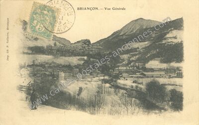 Carte postale ancienne Vue Générale — Briançon (Hautes-Alpes)