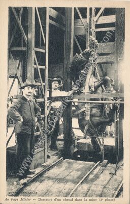 Carte postale ancienne Pays Minier — Non Localisée (Moselle)