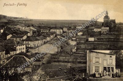 Carte postale ancienne Fentsch Fontoy — Fontoy (Moselle)