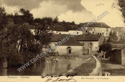 Carte postale ancienne Fentsch Fontoy — Fontoy (Moselle)