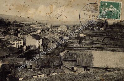 Carte postale ancienne Fentsch Fontoy — Fontoy (Moselle)