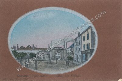 Carte postale ancienne Salinentor - Portail des Salines — Dieuze (Moselle)