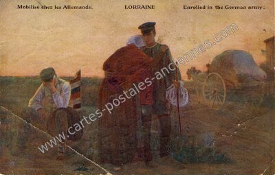 Carte postale ancienne Lorraine — Non Localisée (Moselle)