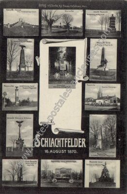 Carte postale ancienne Monuments de 1870 — Non Localisée (Moselle)