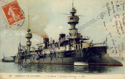 Carte postale ancienne Cuirasse Le Bruix — Non Localisée (Morbihan)