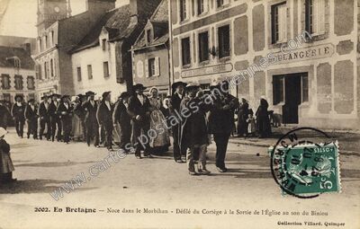 Carte postale ancienne En Bretagne — Non Localisée (Morbihan)