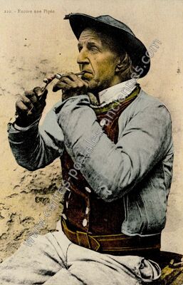 Carte postale ancienne Une Pipee — Non Localisée (Morbihan)