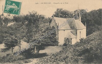 Carte postale ancienne Le Pouldu — Landévant (Morbihan)