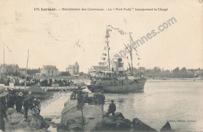 Carte postale ancienne Larmor — Larmor-Plage (Morbihan)