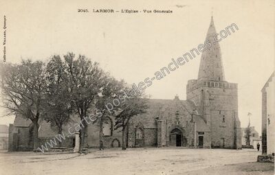 Carte postale ancienne Larmor — Larmor-Plage (Morbihan)