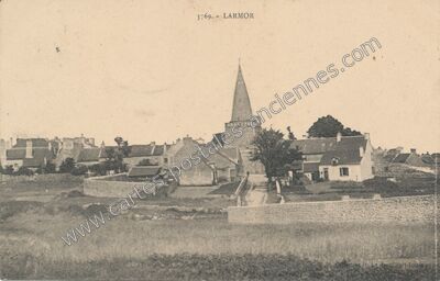 Carte postale ancienne Larmor — Larmor-Plage (Morbihan)