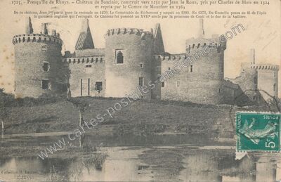 Carte postale ancienne Chateau de Suscinio — Sarzeau (Morbihan)