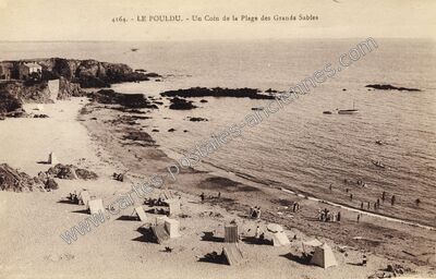 Carte postale ancienne Le Pouldu — Sarzeau (Morbihan)
