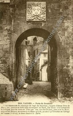 Carte postale ancienne Porte du Bourreau — Vannes (Morbihan)
