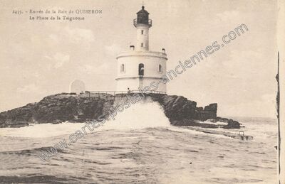 Carte postale ancienne Phare de la Teignouse — Non Localisée (Morbihan)