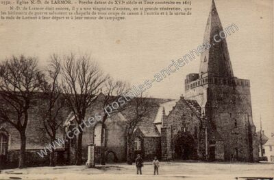 Carte postale ancienne Larmor — Larmor-Plage (Morbihan)