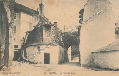 Carte postale ancienne La Porte-Poterne — Vannes (Morbihan)