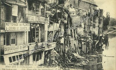 Carte postale ancienne La Grande Guerre — Non Localisée (Meuse)
