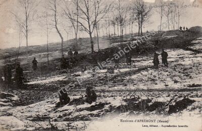Carte postale ancienne Apremont — Apremont-la-Forêt (Meuse)