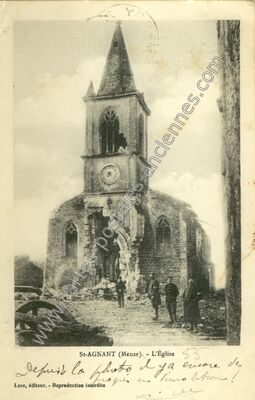 Carte postale ancienne St Agnant — Apremont-la-Forêt (Meuse)