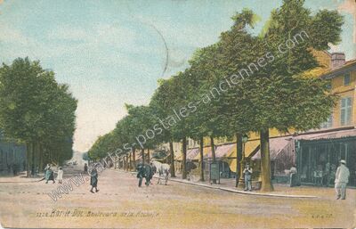 Carte postale ancienne Boulevard de la Rochelle — Bar-le-Duc (Meuse)