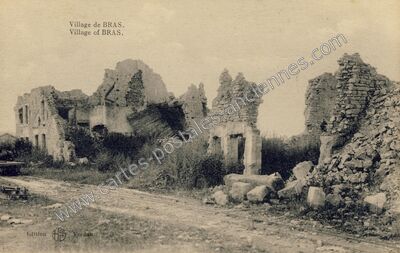 Carte postale ancienne Bras — Bras-sur-Meuse (Meuse)