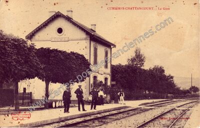 Carte postale ancienne Cumieres Chattancourt — Cumières-le-Mort-Homme (Meuse)