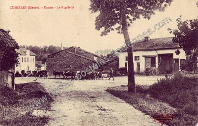 Carte postale ancienne Cumieres — Culey (Meuse)