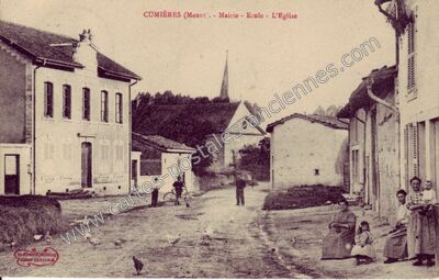 Carte postale ancienne Cumieres — Culey (Meuse)