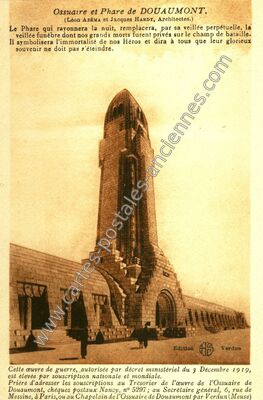 Carte postale ancienne Douaumont — Douaumont (Meuse)